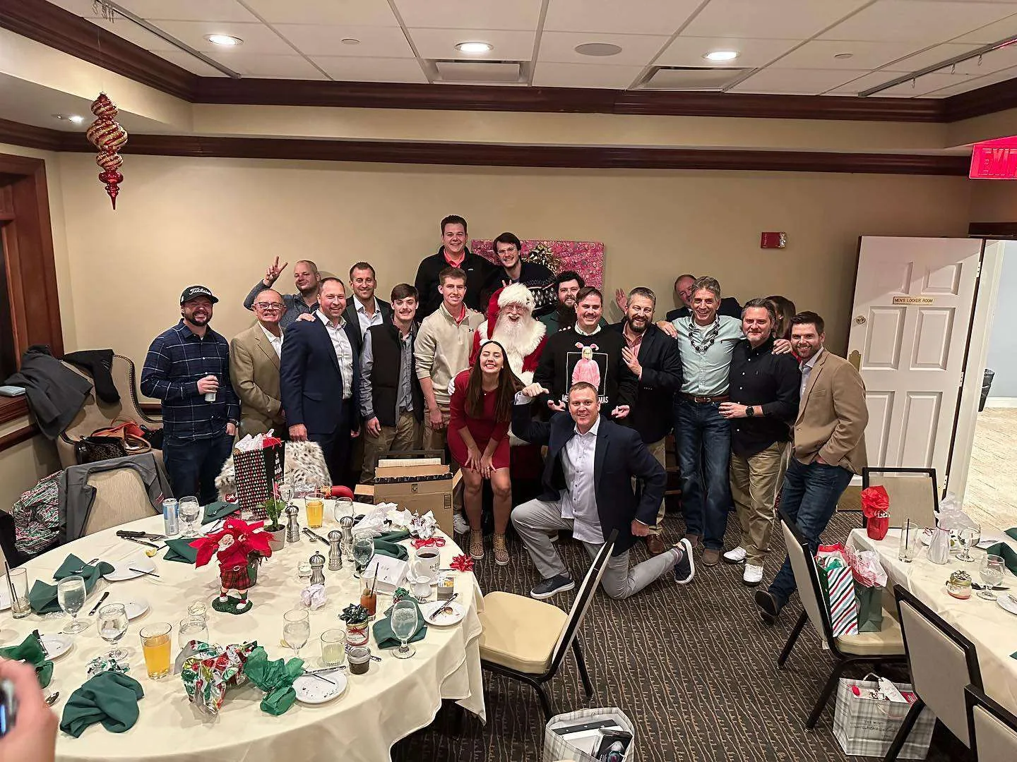 The Eco Development team at a company celebration